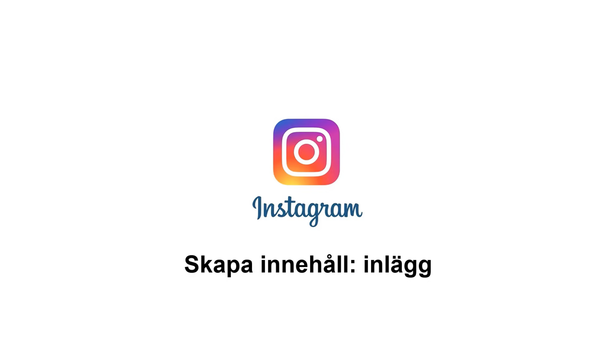 Skapa innehåll: Inlägg